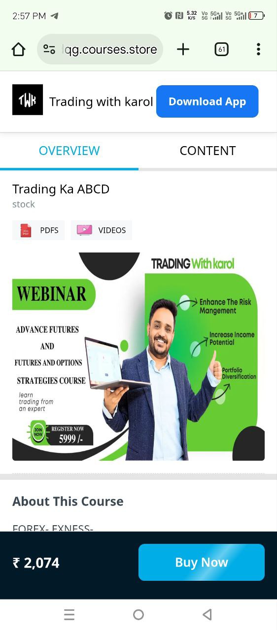 Trading ka ABCD Trade with karol course