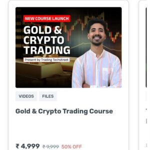 Gold and Crypto trading by trading techstreet