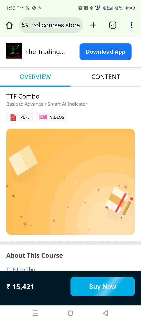 The Trading femme TTF Combo Course