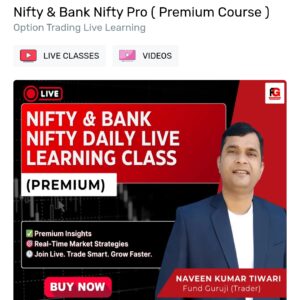 Nifty and Bank Nifty daily live classes by Fund Guruji