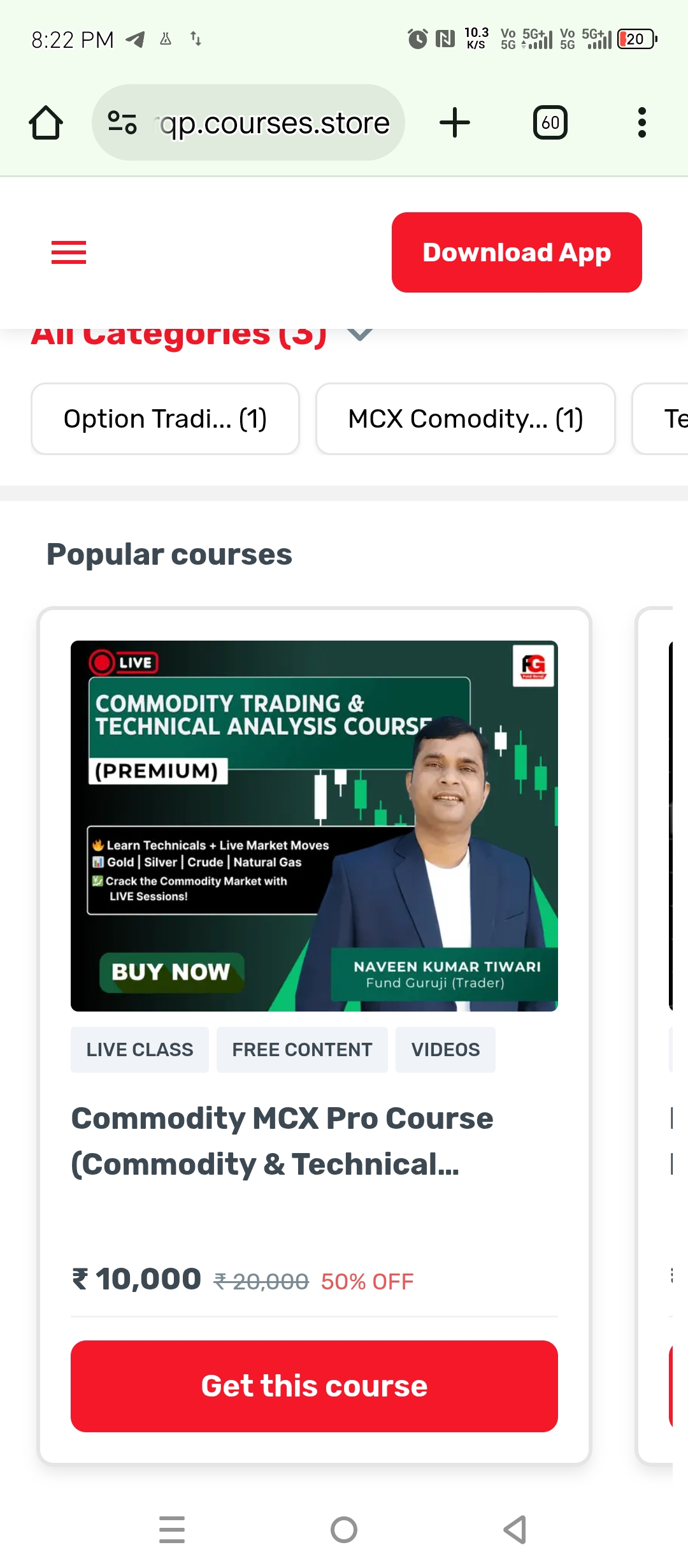 Fund Guruji commodity MCX Pro course