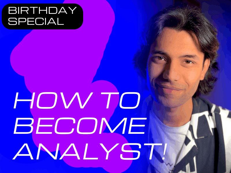 Candle king Birthday Special How to become analyst