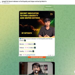 Nitish fx secret indicator to find liquidity and Sniper entries