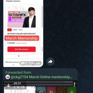 Online Nitish fx Premium mentorship Program March